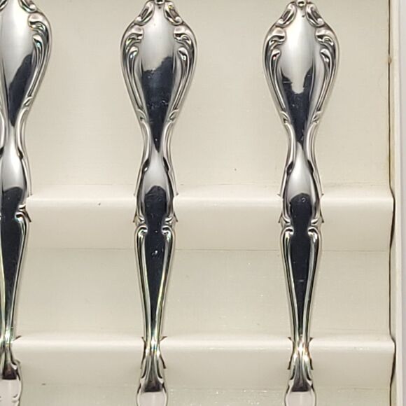 4 New Oneida Community Stainless Cantana Grapefruit Fruit Spoons NOS NIB - Picture 2 of 7